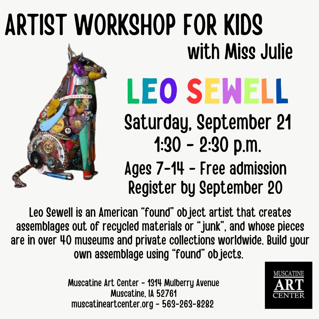 Artist Workshops for Kids with Miss Julie - Leo Sewell - September 21 Image