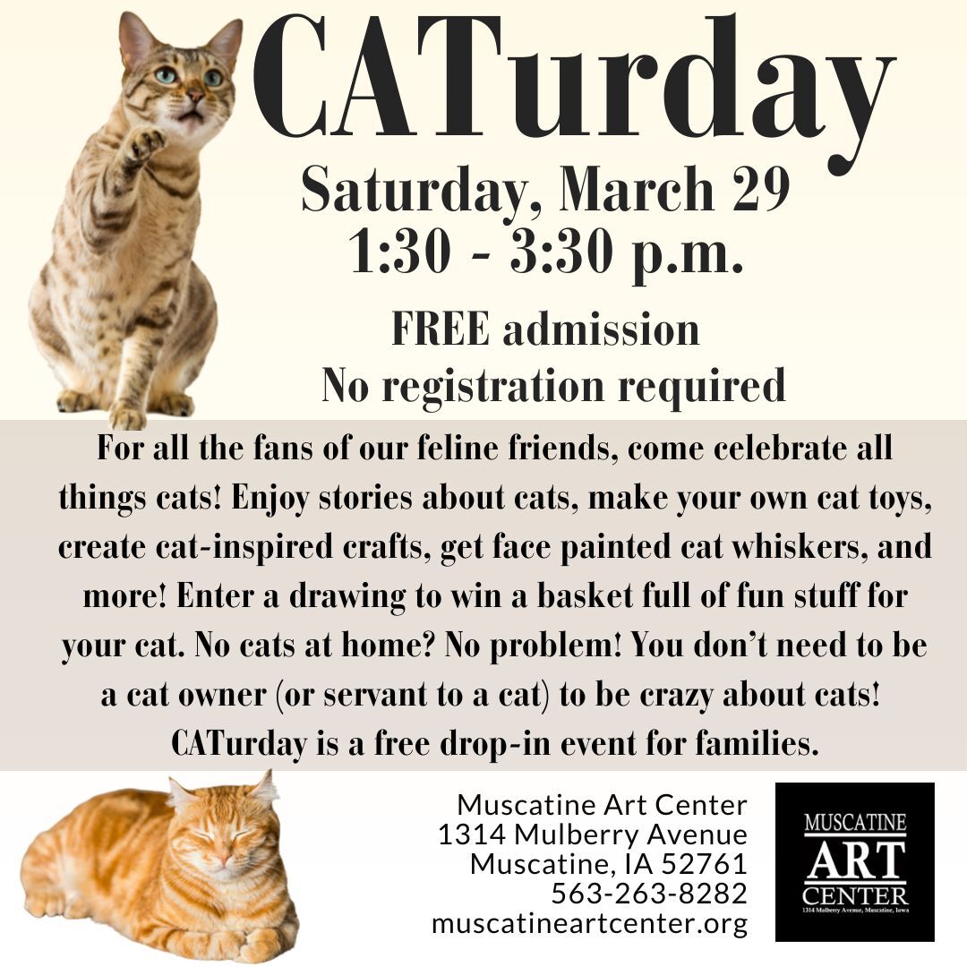 Free Family Event: CATurday - March 29 Image