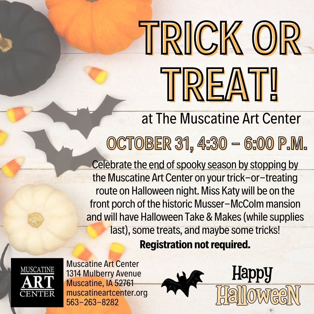 Trick-Or-Treat at the Muscatine Art Center - October 31 Image