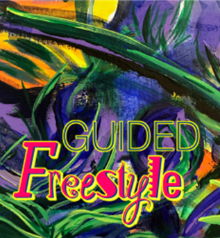 Adult Studio: Guided Freestyle Painting with Jim Elias - Flora - March 6 Image