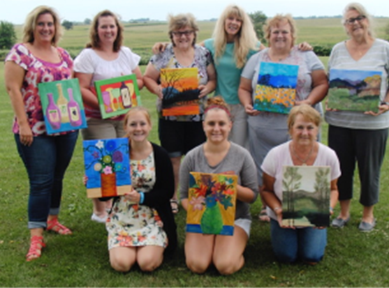 Adult Studio: "Choose Your Theme" Acrylic Painting with Kay Flanders - March 15 Image