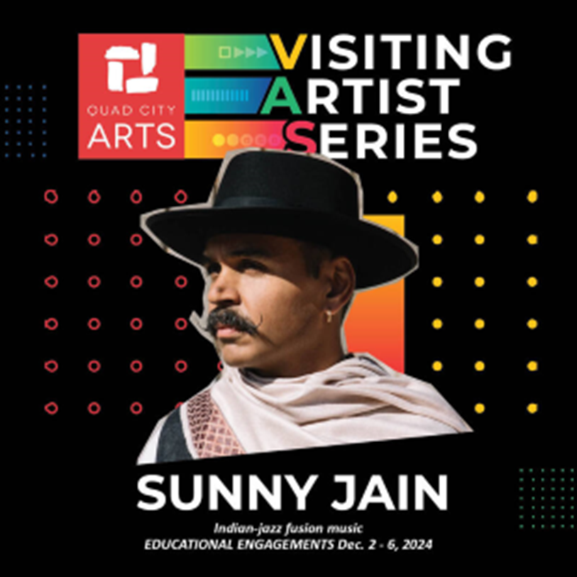 Free Performance: Quad City Arts Visiting Artist Series Presents Sunny Jain Image